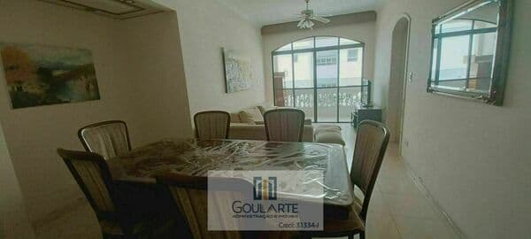 Apartamento com 2 dormitórios + 1 dormitório de serviço, lado praia na ENSEADA -Guarujá/SP.