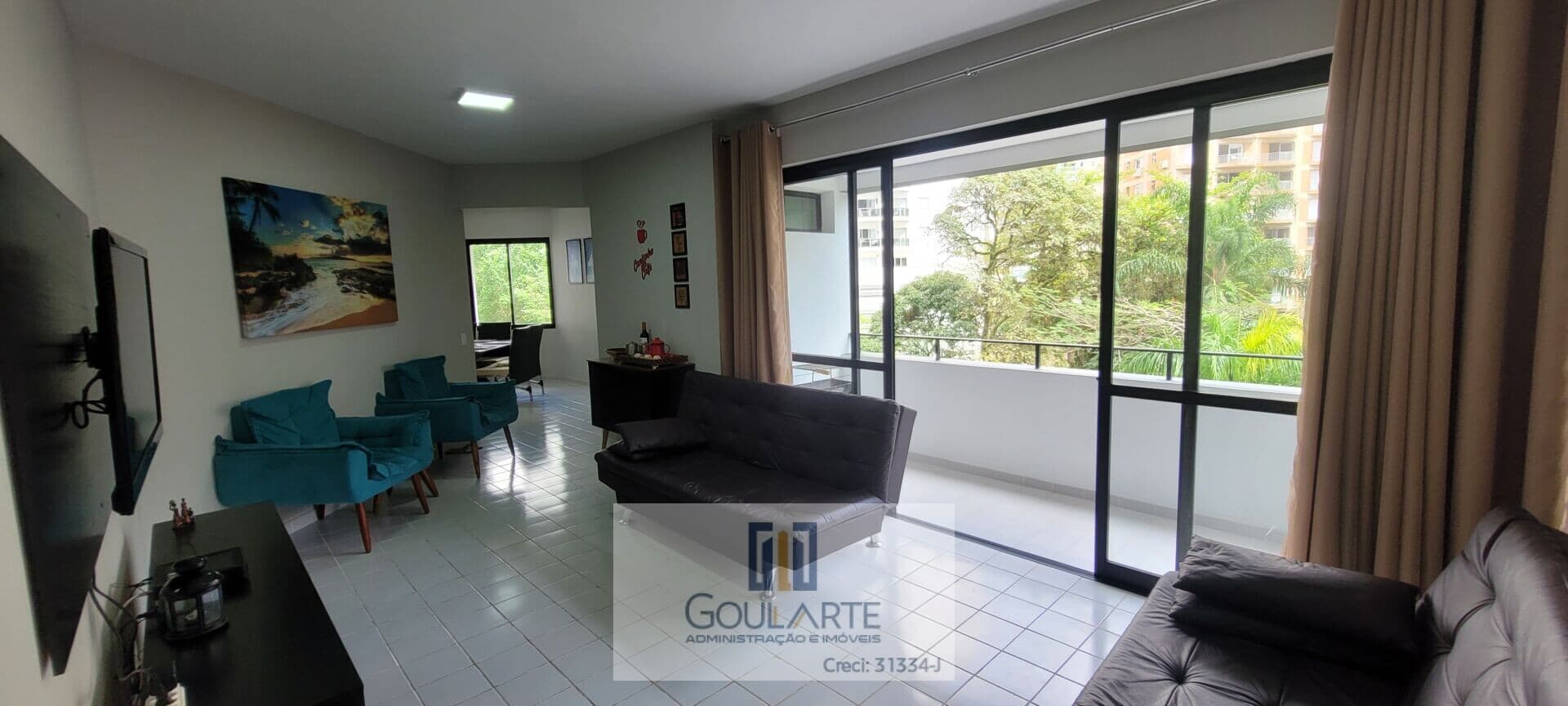 Apartamento alto padrão com 3 suítes climatizadas, á menos de 200 metros do mar - PITANGUEIRAS-Guarujá/SP.