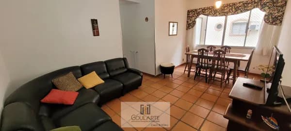 Apartamento com 3 dormitórios sendo 1 reversível, lado bairro na praia da ENSEADA - Guarujá/SP.