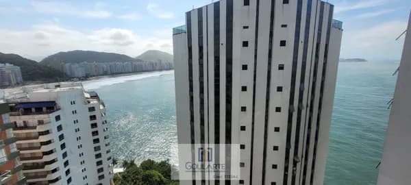 Apartamento alto padrão frente mar, 3 dormitórios sendo 1 suíte, lazer no condomínio, na praia da ASTÚRIAS - Guarujá/SP.