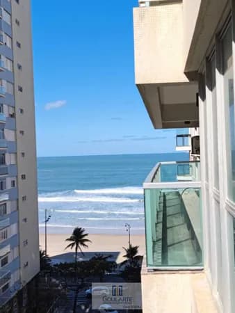 Apartamento com vista lateral mar, 3 dormitórios sendo 2 suítes, lazer no condomínio, à menos de 50 metros da praia em PITANGUEIRAS - Guarujá/SP.