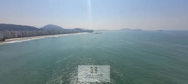 Apartamento alto padrão frente mar, 3 suítes com vista total do mar, lazer completo no condomínio - ASTÚRIAS-Guarujá/SP.