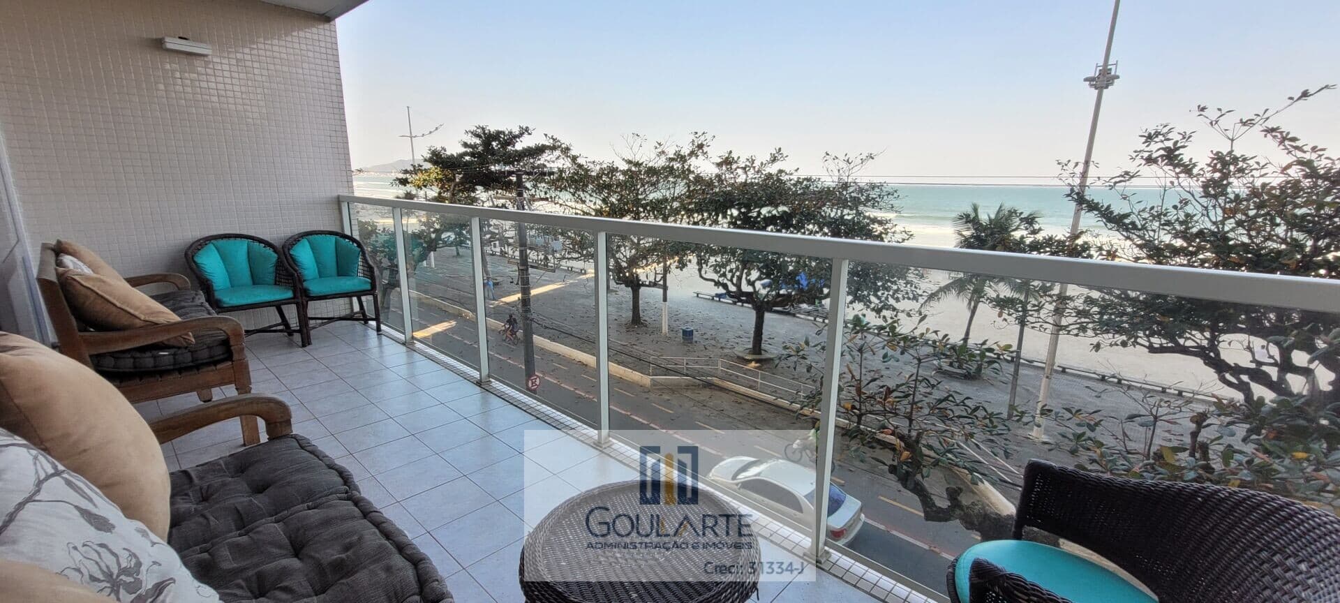 Apartamento alto padrão "frente mar", 4 dormitórios climatizados, "vista total mar" - PITANGUEIRAS - Guarujá/SP.