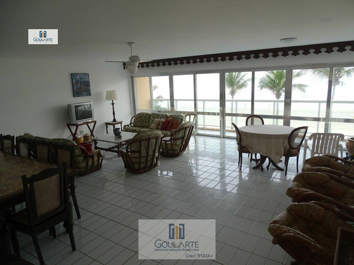 Apartamento com sacada vista para o mar na praia da Pitangueiras- Guarujá/SP.