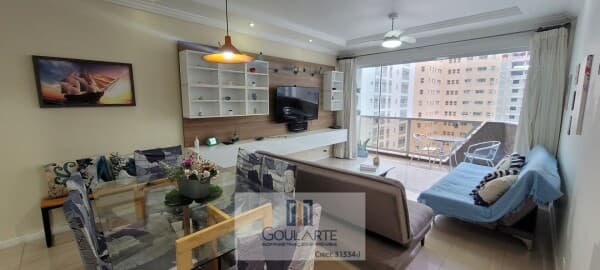 Apartamento alto padrão, 3 dormitórios sendo 1 suíte, lazer no condomínio - PITANGUEIRAS-Guarujá/SP.