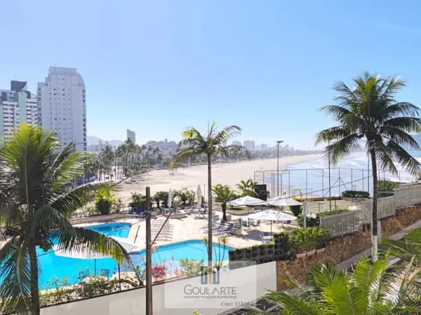 Apartamento em condomínio clube "FRENTE MAR" , 3 dormitórios sendo 1 suíte, vista total mar na praia das PITANGUEIRAS - Guarujá/SP.
