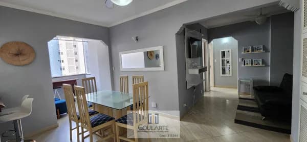 Apartamento padrão com 2 dormitórios sendo 1 suíte, à menos de 100 metros do mar, PITANGUEIRAS-Guarujá/SP.