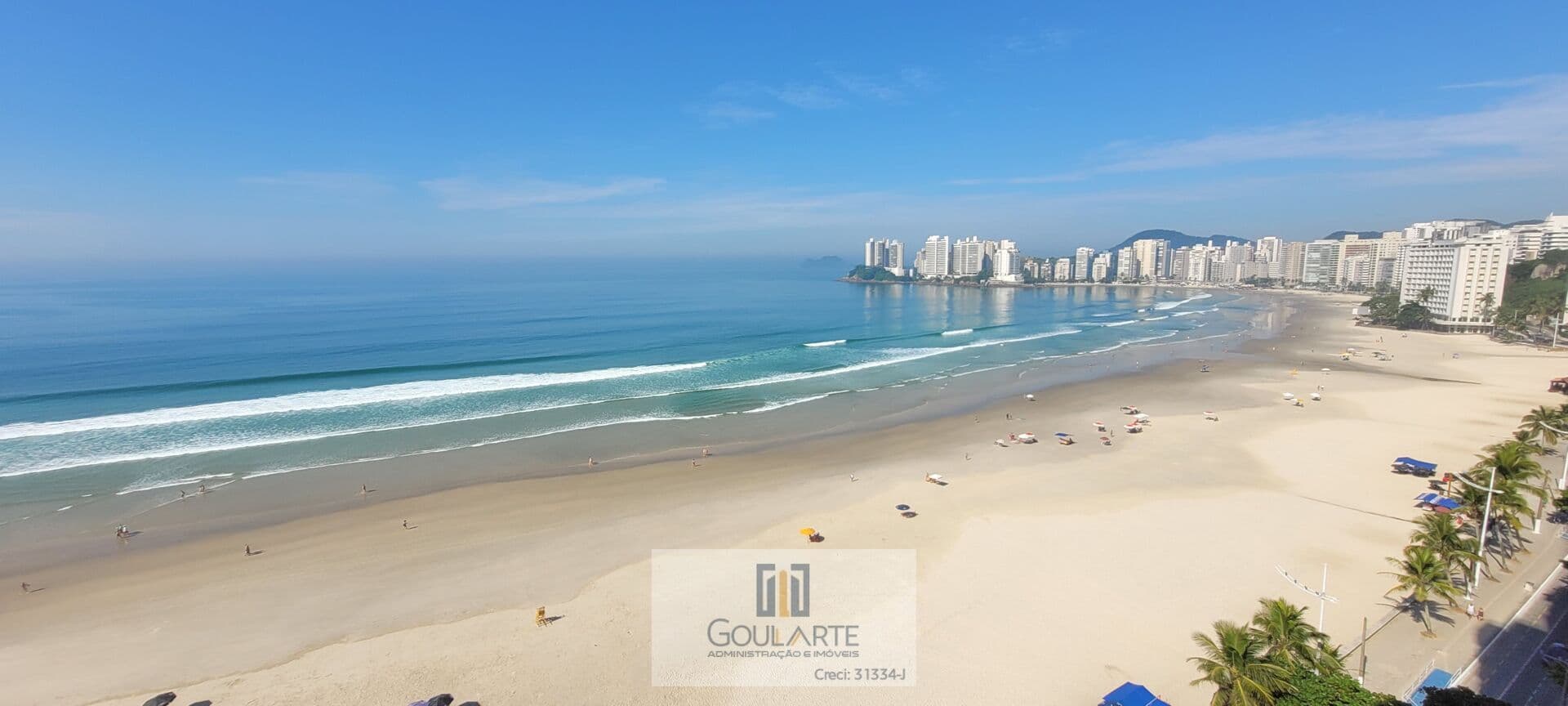 Apartamento alto padrão com acesso a sacada vista total mar, 4 dormitórios, na praia da Pitangueiras-Guarujá/SP.