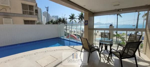 Apartamento DUPLEX com 4 dormitórios sendo 1 suíte, lazer no condomínio, ASTÚRIAS-Guarujá/SP.