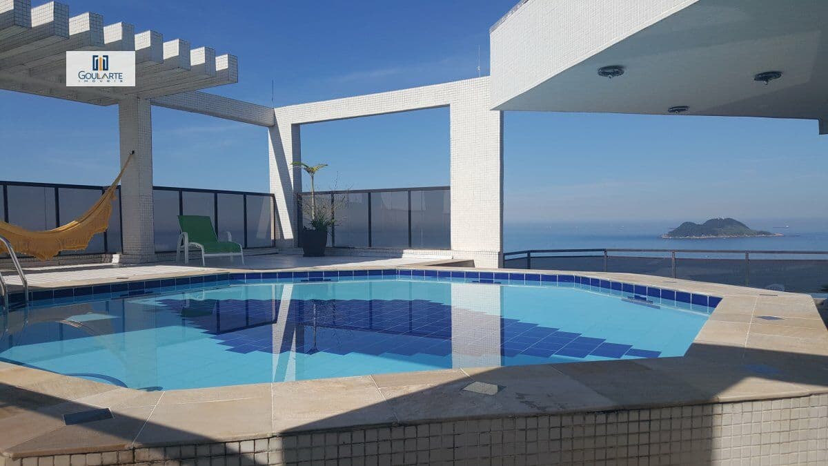COBERTURA DUPLEX vista total para o oceano na Praia das ASTÚRIAS no Guarujá/SP