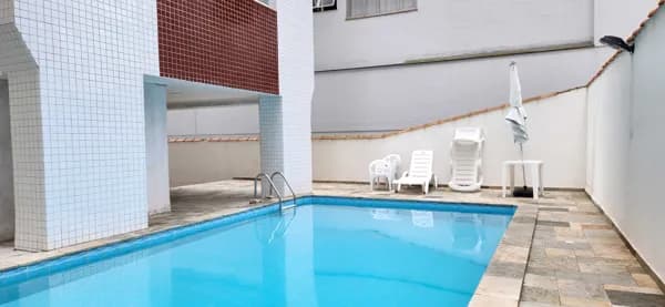 Apartamento com 3 dormitórios sendo 1 suíte com sacada compartilhada + 1 dormitório de serviço, lazer no condomínio na Praia da PITANGUEIRAS - Guarujá/SP.