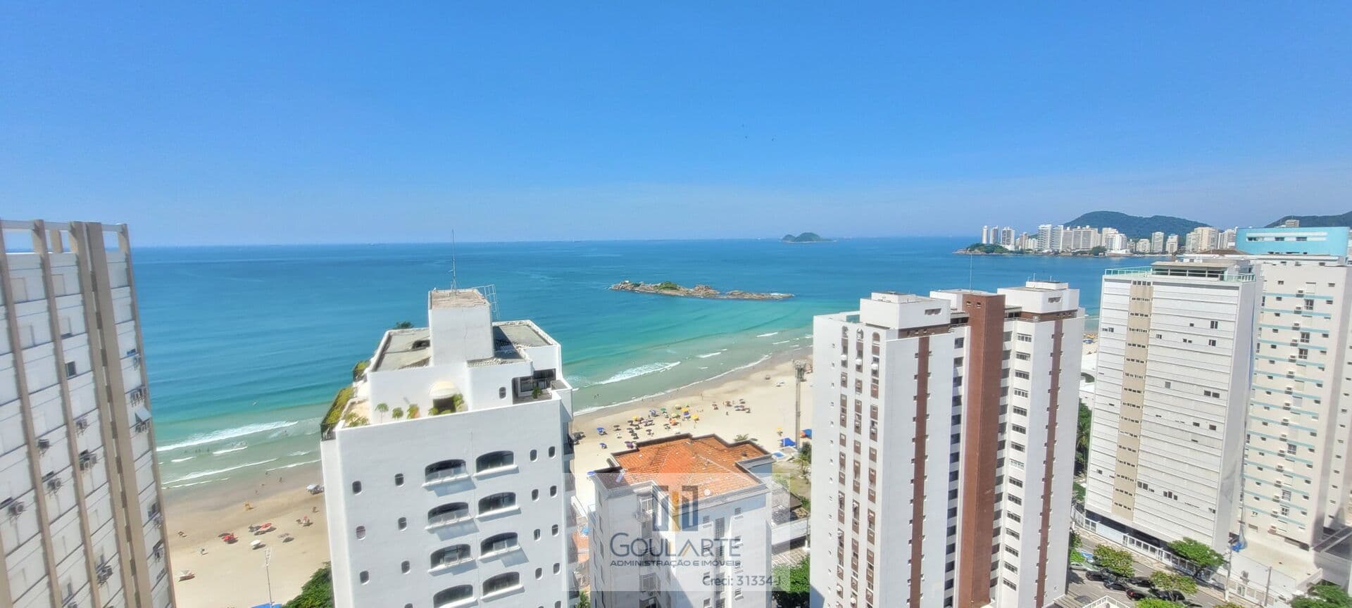 Apartamento alto padrão vista total mar,3 dormitórios sendo 1 suíte, lazer completo no condomínio - PITANGUEIRAS - Guarujá/SP.