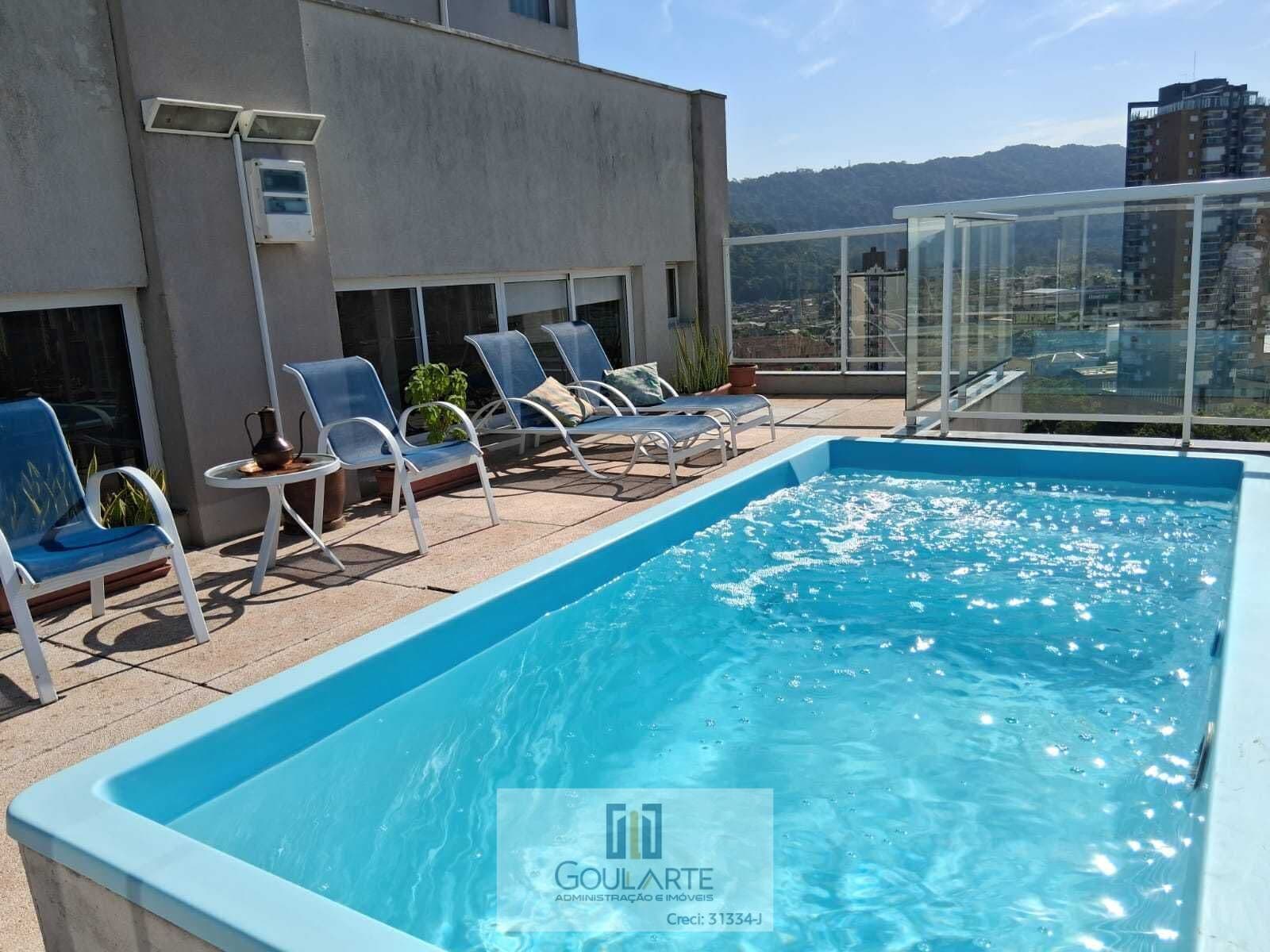 Apartamento DUPLEX com sacada gourmet e vista mar, 3 dormitórios sendo 1 suíte c/varanda, lazer no condomínio, lado praia ENSEADA - Guarujá/SP.
