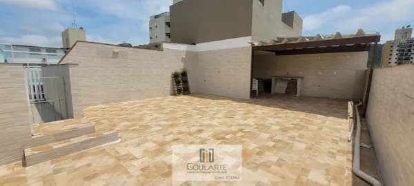 COBERTURA DUPLEX, 2 dormitórios, área gourmet com terraço , lado bairro, na praia da ENSEADA -Guarujá/SP.