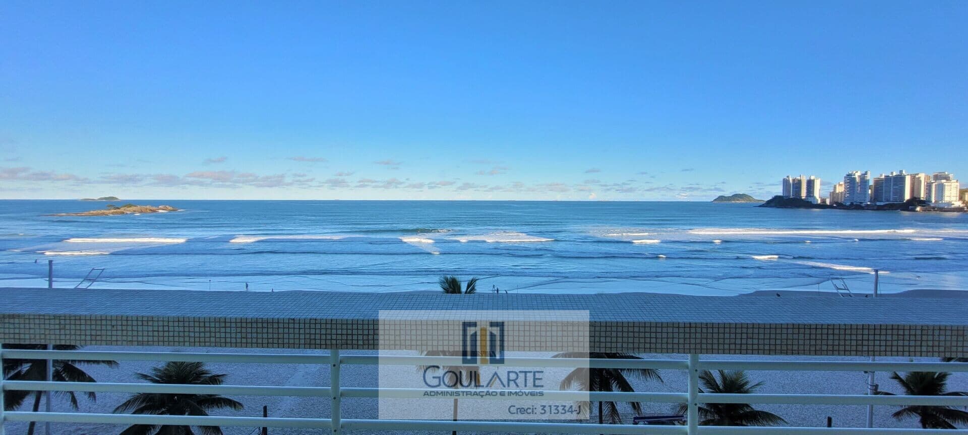 Apartamento Alto Padrão frente mar, 2 dormitorios sendo 1 suíte,* vista total mar* - PITANGUEIRAS-GUARUJÁ/SP.