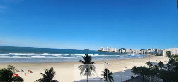Apartamento com vista panorâmica para o mar, 4 dormitórios sendo 1 suíte, "frente mar" na praia de PITANGUEIRAS - Guarujá/SP.