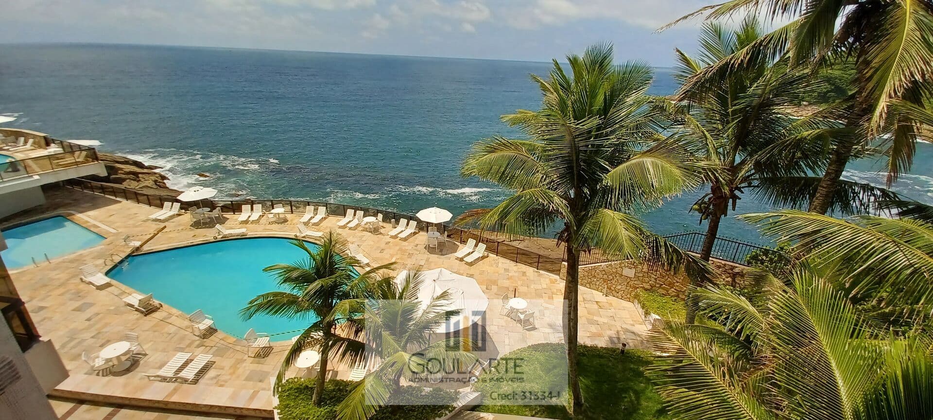 Apartamento com vista total mar, 3 dormitórios sendo 1 suíte, lazer completo no condomínio, lado praia da ENSEADA/Guarujá-SP.