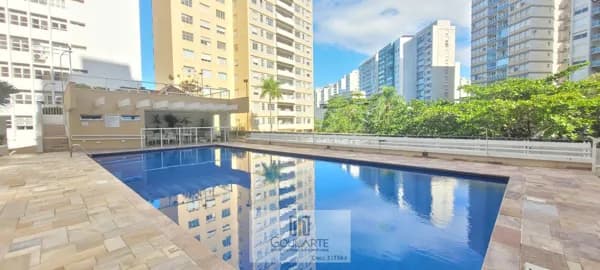 Apartamento alto padrão sacada vista lateral mar, 3 dormitorios sendo 1 suíte, lazer no condomínio, PITANGUEIRAS-Guarujá/SP.
