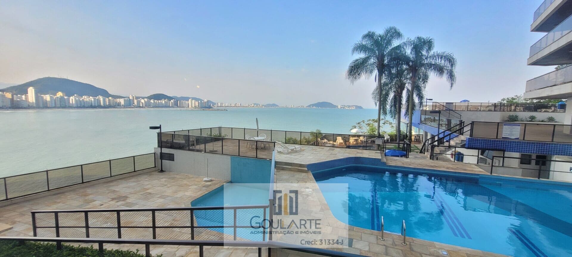Apartamento alto padrão com vista total do mar, 3 dormitórios sendo 1 suíte, lazer completo no condomínio - ASTÚRIAS-Guarujá/SP.