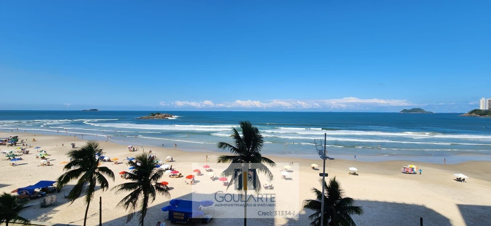 Apartamento alto padrão frente mar, com 4 dormitórios sendo 2 suítes, *vista total mar* - PITANGUEIRAS - Guarujá/SP.
