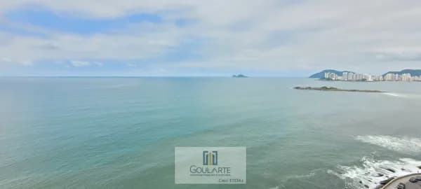 Apartamento Alto Padrão frente mar, 3 dormitórios sendo 1 suíte, *vista total mar* - PITANGUEIRAS-GUARUJÁ/SP