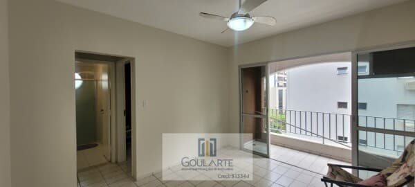 Apartamento com 1 dormitório amplo, á menos de 400 metros do mar - PITANGUEIRAS-Guarujá/SP.