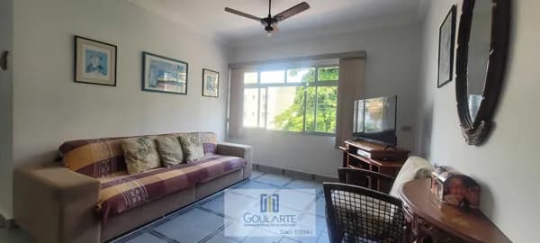Apartamento padrão com 3 dormitórios sendo 1 suíte em lado praia da Enseada-Guarujá/SP.