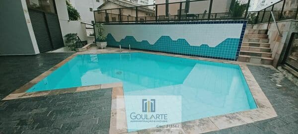 Apartamento á 200 metros da praia de Pitangueiras-Guarujá/SP.