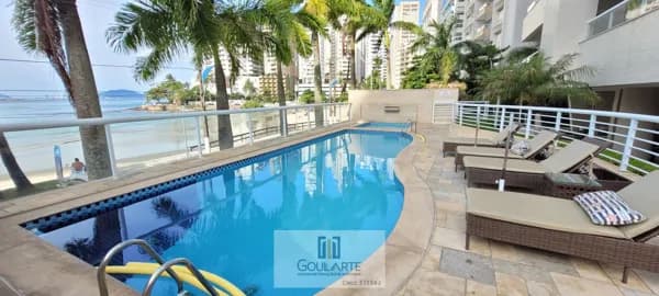 Apartamento alto padrão frente mar, sacada gourmet, 3 dormitórios sendo 1 suíte, lazer completo no condomínio - ASTÚRIAS-Guarujá/SP