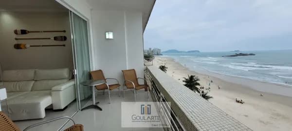 Apartamento Alto Padrão frente mar, 3 dormitorios sendo 3 suítes,*vista total mar* - PITANGUEIRAS - GUARUJÁ/SP.