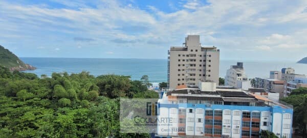 Apartamento Alto Padrão vista total mar, 3 dormitórios sendo 1 suíte, á menos de 100 metros do mar - TOMBO-GUARUJÁ/SP.