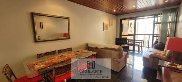 Apartamento alto padrão com 3 dormitórios sendo 1 suíte, na praia de PITANGUEIRAS-Guarujá/SP.