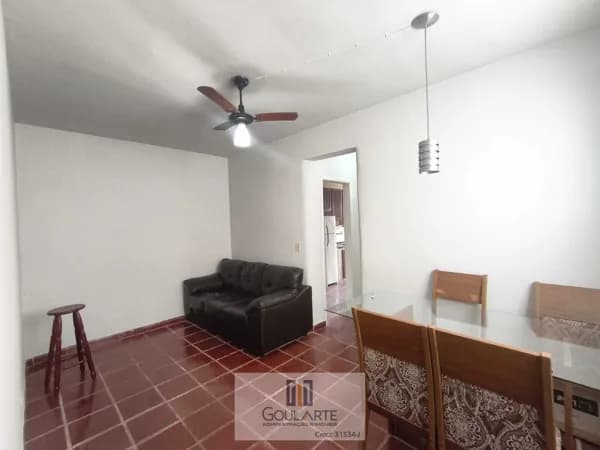 Apartamento com 1 dormitório e 1 vaga de garagem no condomínio, PITANGUEIRAS-Guarujá/SP.