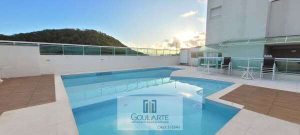 Apartamento Alto Padrão com 3 dormitórios climatizados sendo 2 suítes, sacada gourmet, lazer completo no condomínio - Pitangueiras-Guarujá/SP.