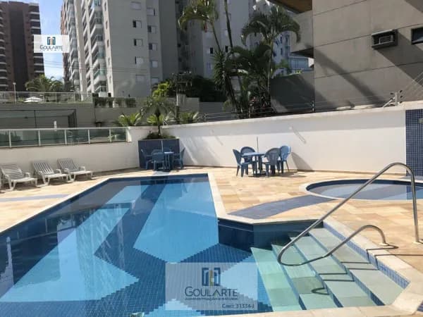 Apartamento 3 suítes e lazer completo no condomínio na praia da ASTÚRIAS - Guarujá/SP.