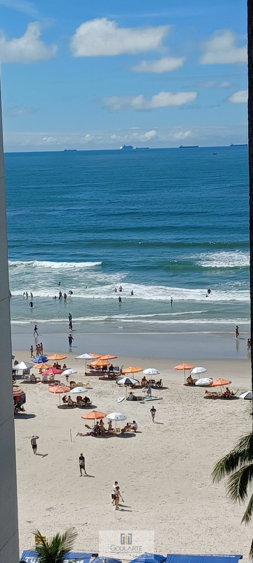 Apartamento alto padrão 3 dormitórios vista mar na praia de Pitangueiras - Guarujá/SP.