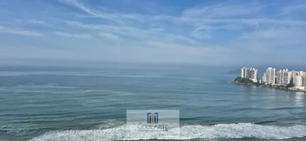 Apartamento em condomínio frente mar, vista total mar de todos ambientes, 4 suítes climatizadas, PITANGUEIRAS- Guarujá/SP.