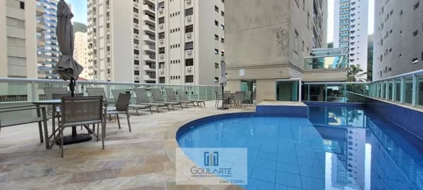 Apartamento alto padrão com sacada gourmet, 2 suítes climatizadas, lazer no condomínio - PITANGUEIRAS - Guarujá/SP.