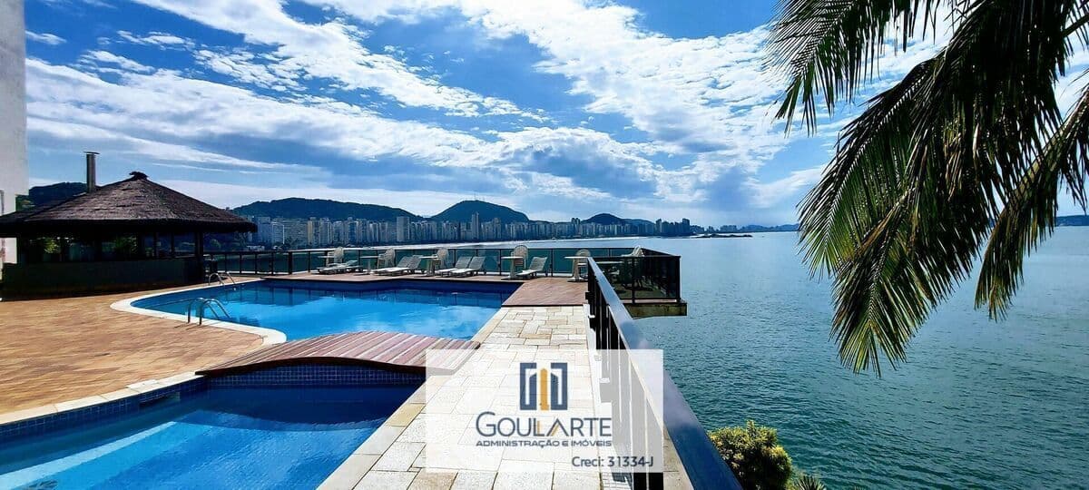 Apartamento com 3 suítes e vista total do mar, lazer completo no condomínio, na praia da ASTÚRIAS-Guarujá/SP.