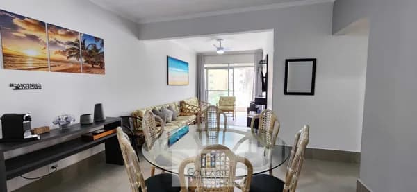 Apartamento Padrão com 3 dormitórios climatizados sendo 2 suítes, à menos de 300 metros do mar na praia da ENSEADA-GUARUJÁ/SP