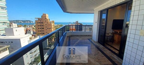 Apartamento com 3 dormitórios sendo 1 suíte , sacada vista mar ,lazer no condomínio ,lado praia da Enseada-Guarujá/SP.