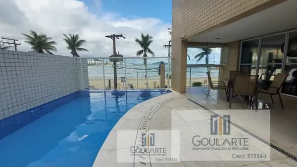 Apartamento DUPLEX, 4 dormitórios sendo 1 suíte, varanda gourmet com vista mar , lazer no condomínio, ASTÚRIAS - Guarujá-SP.
