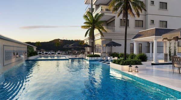 Apartamento Alto Padrão com mais de 2.000m² de lazer no Centro de Itapema com 02 ou 03 suítes