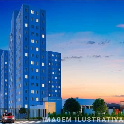 Apartamento 2/4 com infraestrutura de lazer completa no Golfe Clube Pau da Lima
