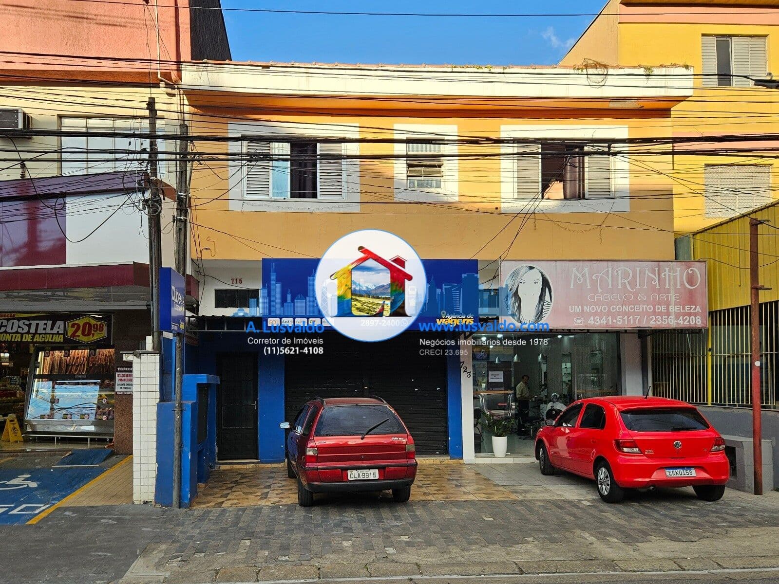 Salão comercial com 40M² de área interna mais 1 vaga na Av. Alvaro Guimarães no Bairro Planalto!