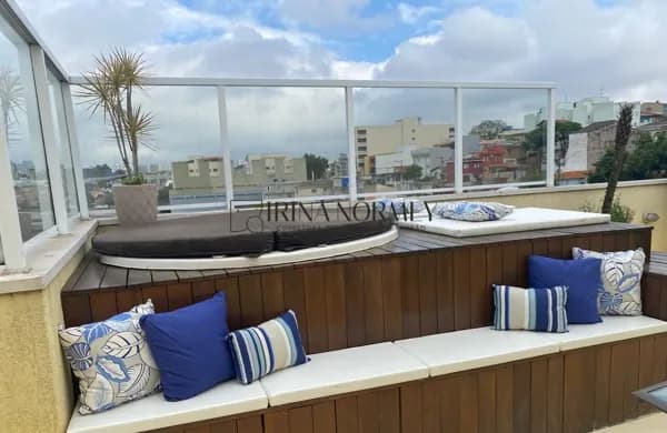 Cobertura á venda 3 dormitorios, 166m² no Bairro Santa Maria, Santo André/SP