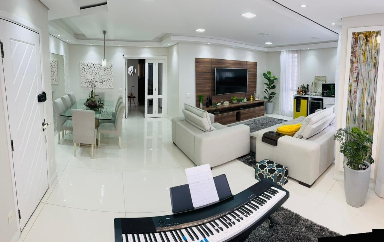 Apartamento á venda 3 dormitórios sendo 2 suites, 158m² no Bairro Vila Assunção, Santo André/SP