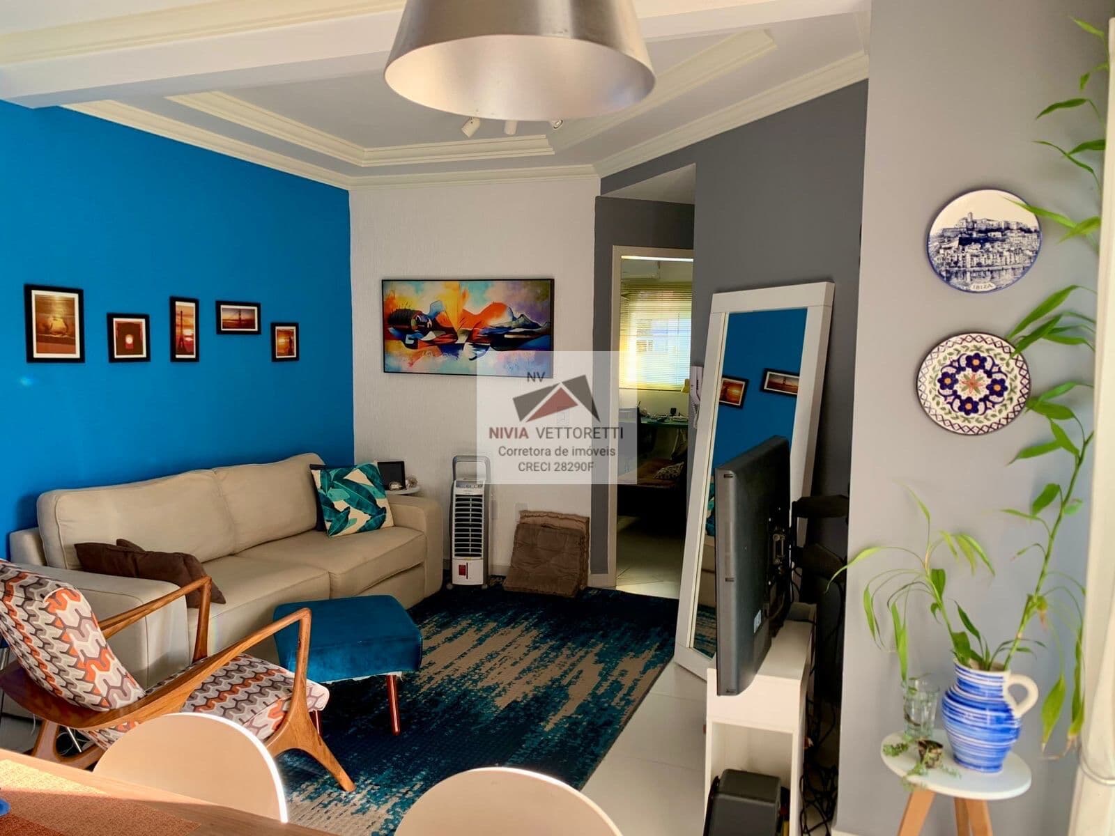 Apartamento totalmente mobiliado 2 dormitórios!