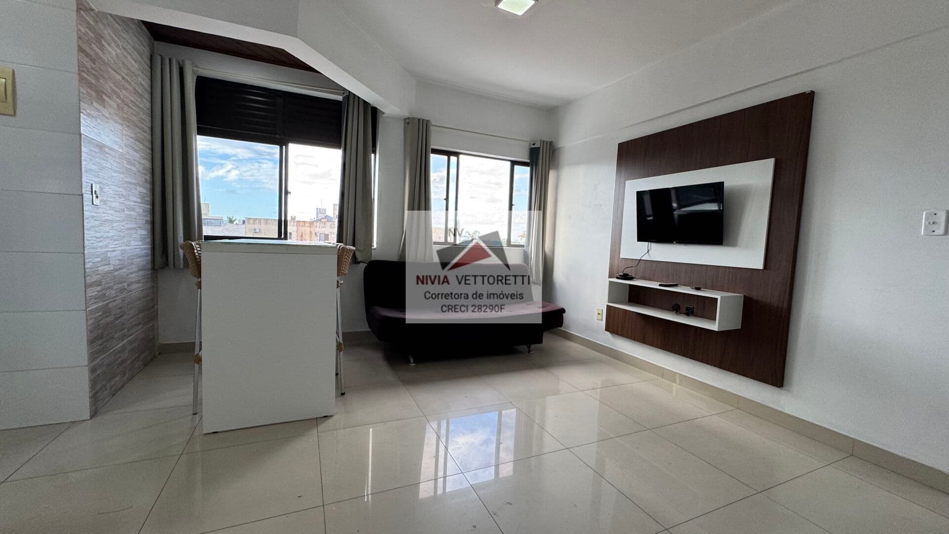 Apartamento 1 dormitório vista mar!