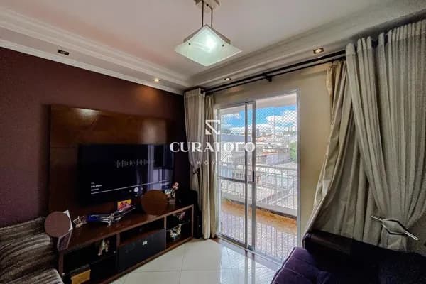 Apartamento à venda com 76 m², 3 quartos, varanda gourmet e 2 vagas na Vila Invernada, São Paulo.